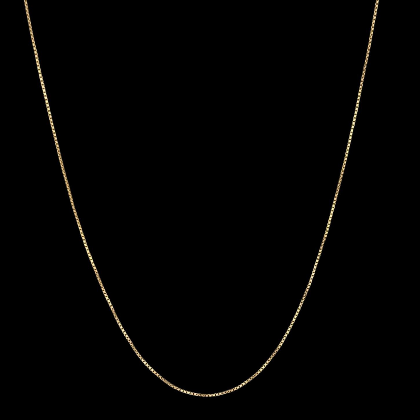 Box chain, 925 silver box chain coated in18kt gold vermeil, Gauge 1.35mm