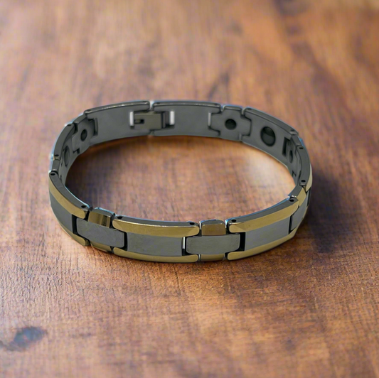 Tungsten Bracelet, Grey and grey tungsten