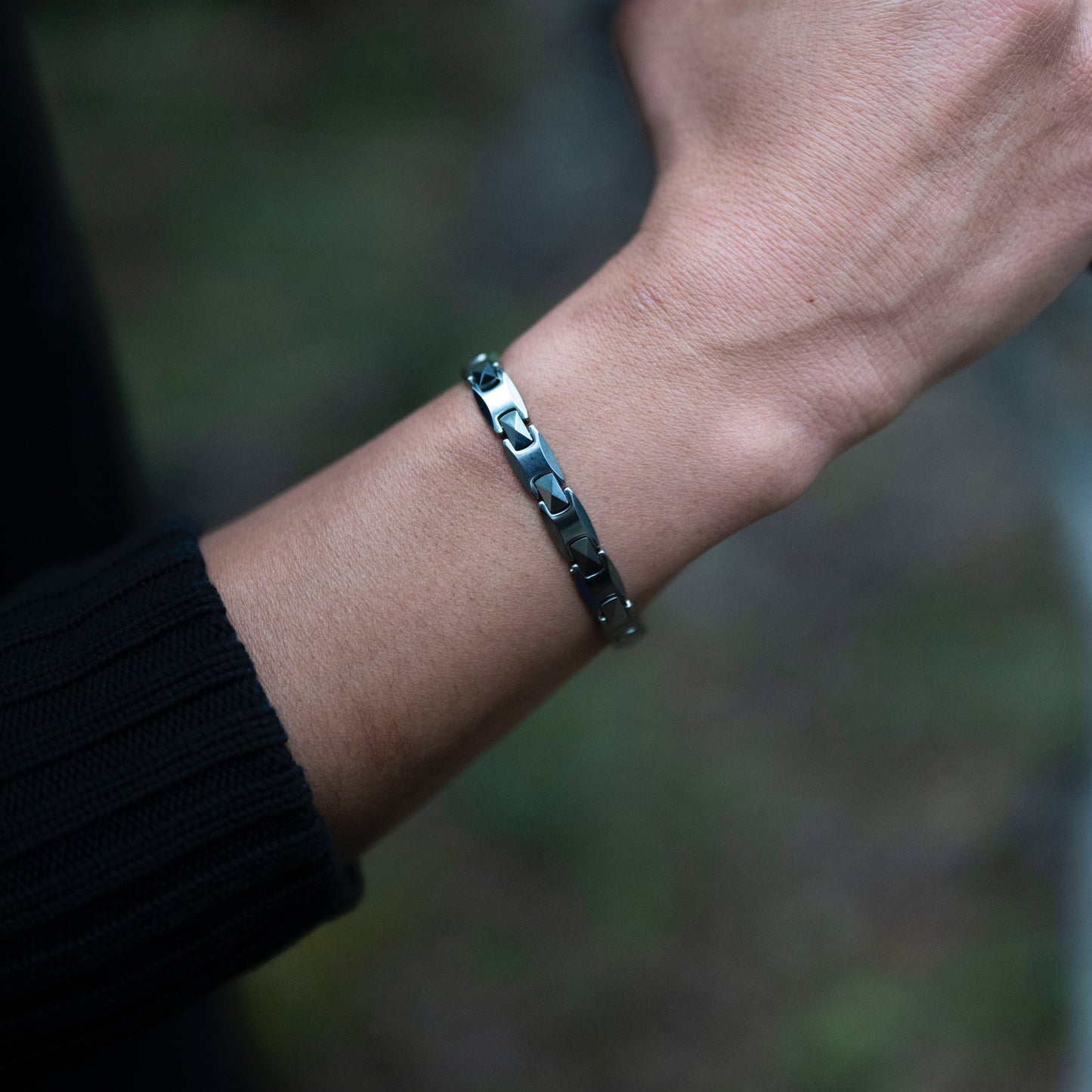 Tungsten Bracelet, Grey tungsten 