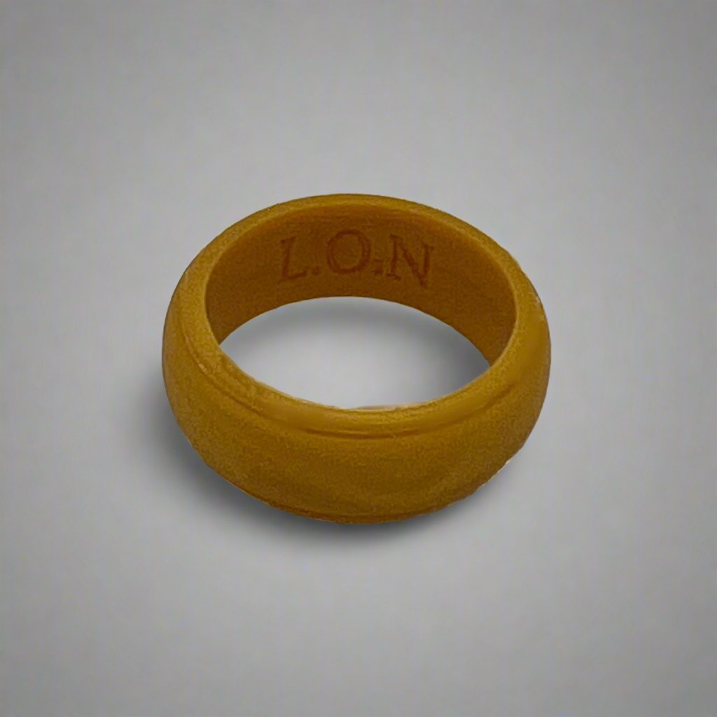 silicone ring, 8mm wide, weighs 1.2 grams